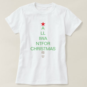 Tudo que eu quero para o Natal é você t-shirt