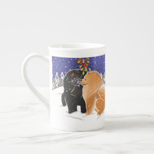 TUDO que EU QUERO PARA XMAS - caneca de China de