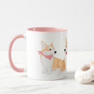 Tudo que preciso é chá e caneca de corgis