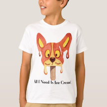 Tudo Que Preciso É De Camisa Branca De Sorvetes