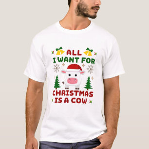 Tudo Que Quero No Natal É Uma Camiseta Feia De Vac
