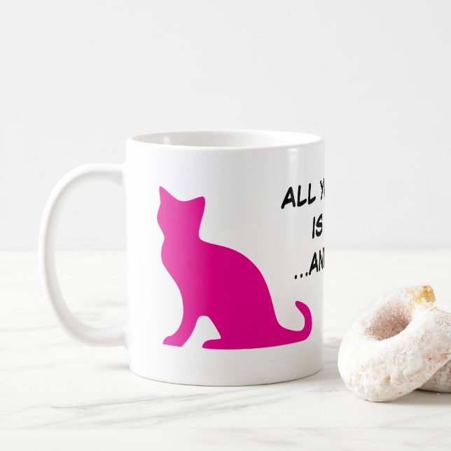 Tudo que você precisa é amor e uma caneca de café  (Com Donut)