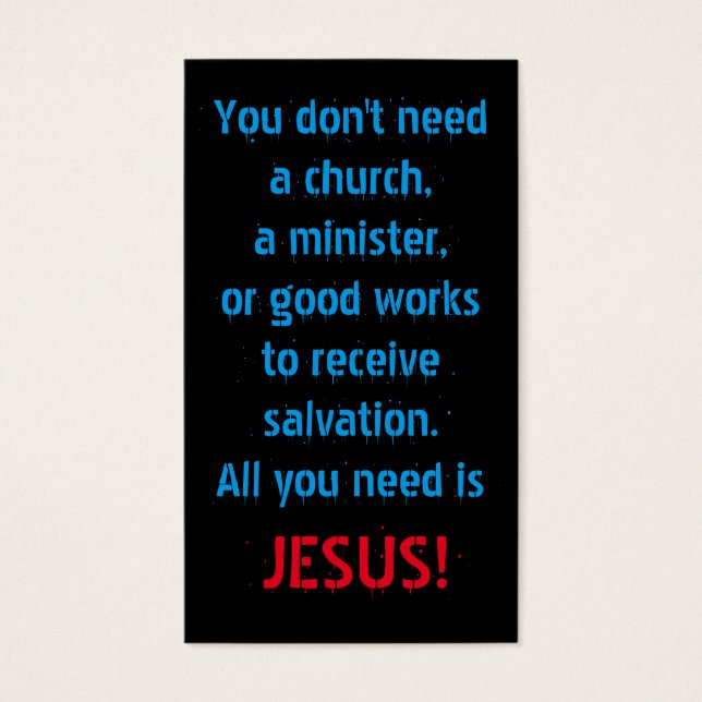 Tudo Que Você Precisa É De Jesus (Frente)