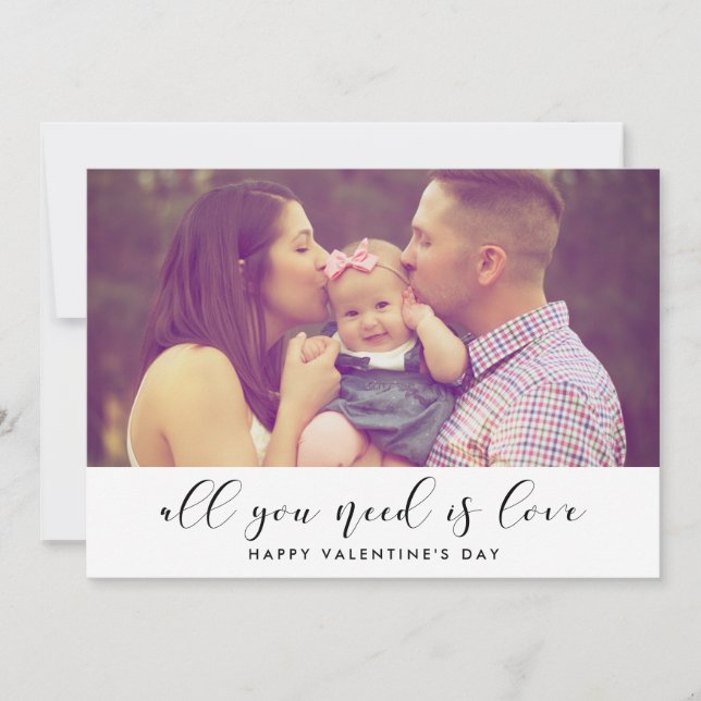 Tudo que você precisa é de um cartão de Dia de os  (Frente)