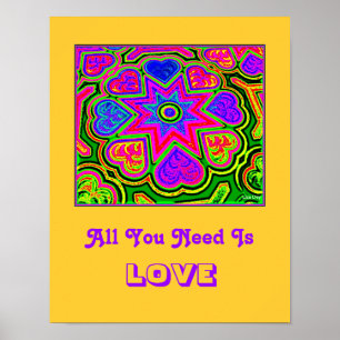 "Tudo que você precisa é poster do amor" (o