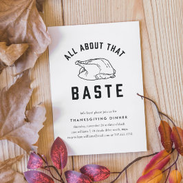 Tudo sobre o convite para o Baste