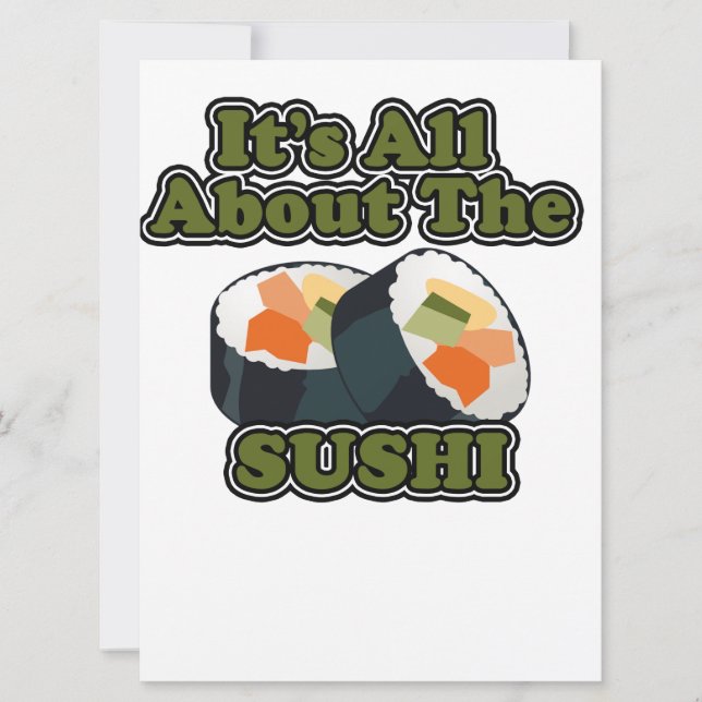 Tudo Sobre O Humor Comida Sushi (Frente)