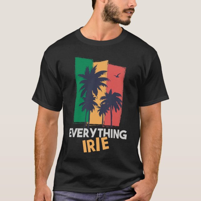 Tudo T de Irie do estilo da reggae da camisa de (Frente)