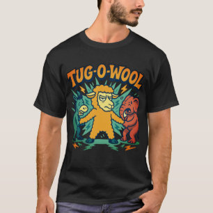 Tug-O-Wool Camiseta Política De Ovelha Engraçada