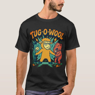 Tug-O-Wool Camiseta Política De Ovelha Engraçada