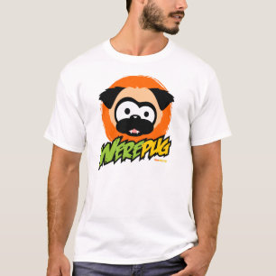 Tugg o t-shirt do branco de WerePug