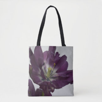 Túlio de Veludo Roxo Glow – Tote de Arte Floral El