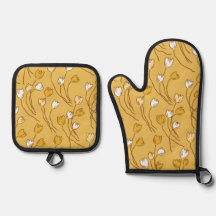 Tulip Garden Oven Mitt e Potes