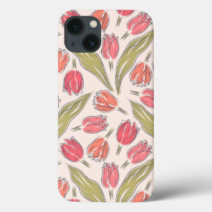 Tulip Incolor - Padrão Floral - Botânica Vintage