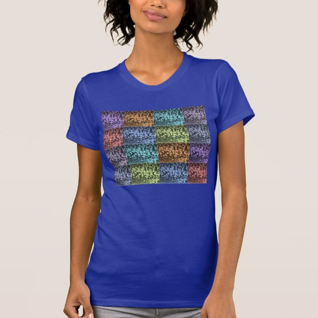 Tulip Jersey T-Shirt (Lapis) - Multi-Coloração (Frente)