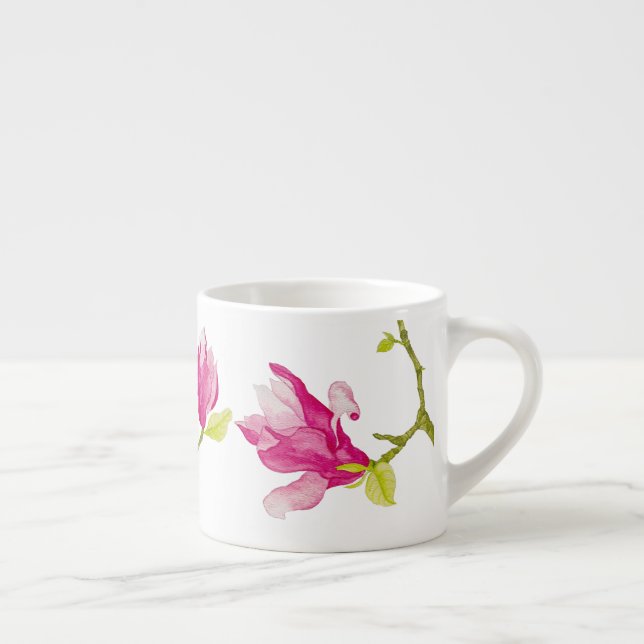 Tulip Magnolias em uma Caneca Espresso (Direita)