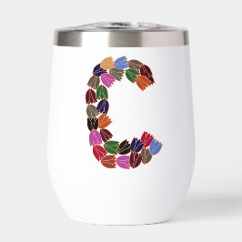 Tulip multicolorido - Letra "C"