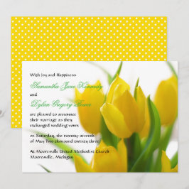 Tulipa Amarela - Anúncio de Casamento