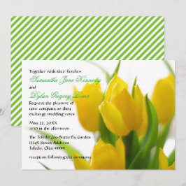Tulipa Amarela - Convite de Casamento