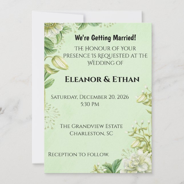 Tulipa Amarela Vibrante e Ranunculus Casamento For (Frente)