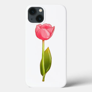 Tulipa Rosa - Arte Estética Flor Brilhante