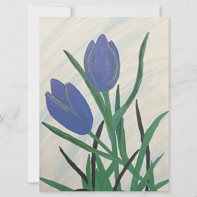 Tulipas Azuis (Frente)