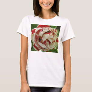 Tulipas brancas e cor-de-rosa T Camisa