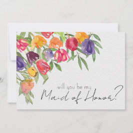 Túlipas Brilhantes e Vegetação Convite para a Fest