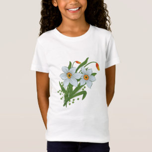 Tulipas e Daffodils Flores T-Shirt