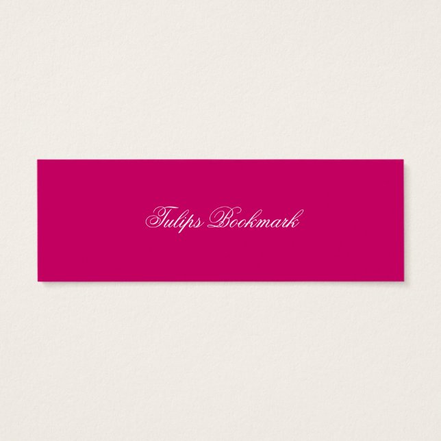 Tulipas Românticas (Verso)