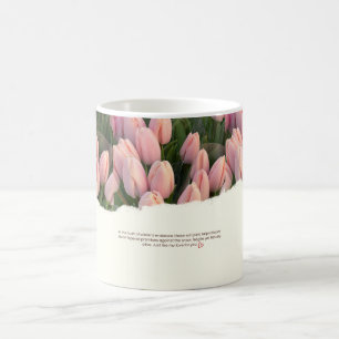 Tulipas Rosa Sussurro de Inverno – Xícara Romântic