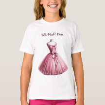Tulle Much? Nunca. T-Shirt Tulle Rosa