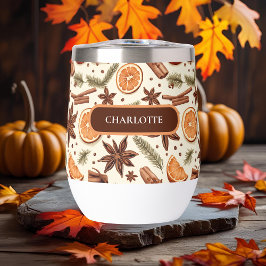 Tumbler de Especiarias Aconchegante Personalizado