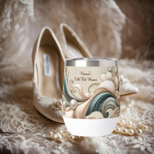 Tumbler de vinho térmico mínimo