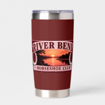 Tumbler do RiverBend HorseShoe Club