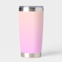 Tumbler Ombre de Chiclete e Pêssego Suave