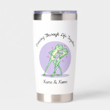 Tumbler Térmico Casal de Rãs Personalizado