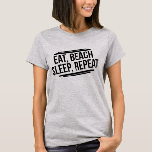 Tumblr de camisa repetida na praia