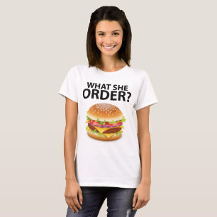 Tumblr T-Shirt O Que Ela Pede Burger
