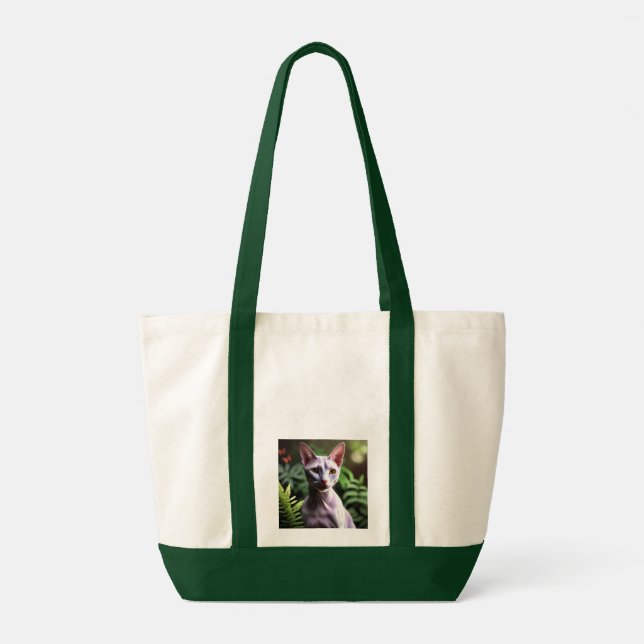 Tuna O Gato Sphynx Sem Pelos, Bolsa Impulse Tote (Verso)