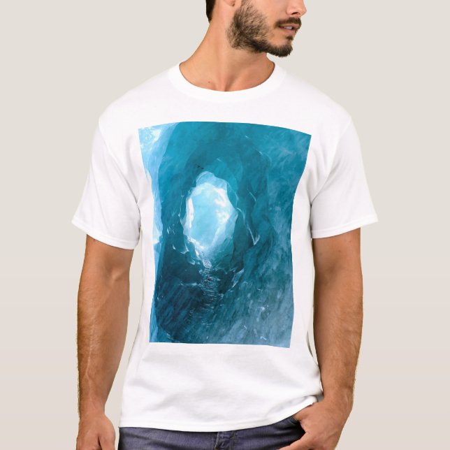 Túnel de gelo glaciar T-Shirt (Frente)