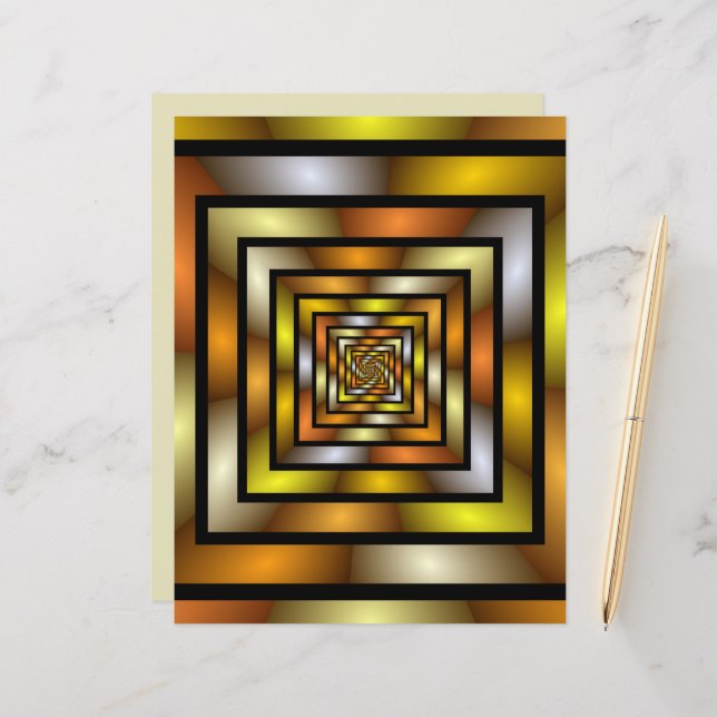 Túnel Luminoso - Gráfico Fratural Trippy (Frente/Verso In Situ)