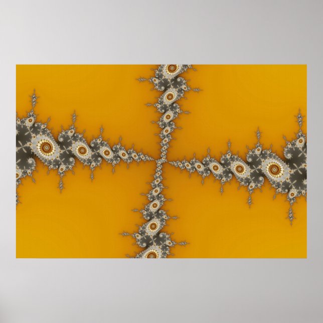 Túnel - Poster Fractal (Frente)