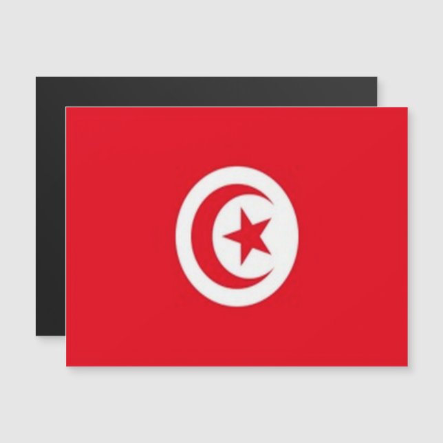 Tunísia - Bandeira - (Frente/Verso)