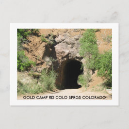 TUNNEL NO Dourado Cartão Postal RD do Campo