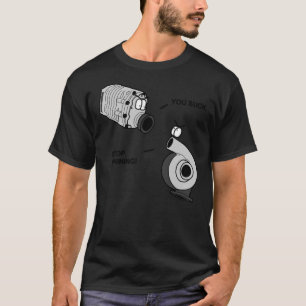Turbo vs. Supercarregador Clássico T-Shirt