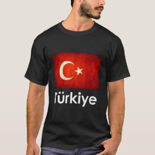 Turkiye Turquia Bandeira Camisa Bandeira Turca