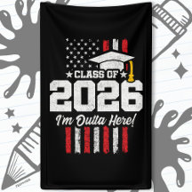 Turma de 2026 Formatura Bandeira Americana Veteran