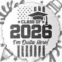 Turma de 2026 Formatura Bandeira Americana Veteran