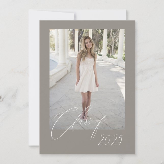 Turma de Formatura do Curso Cartão 5 Fotos (Frente)